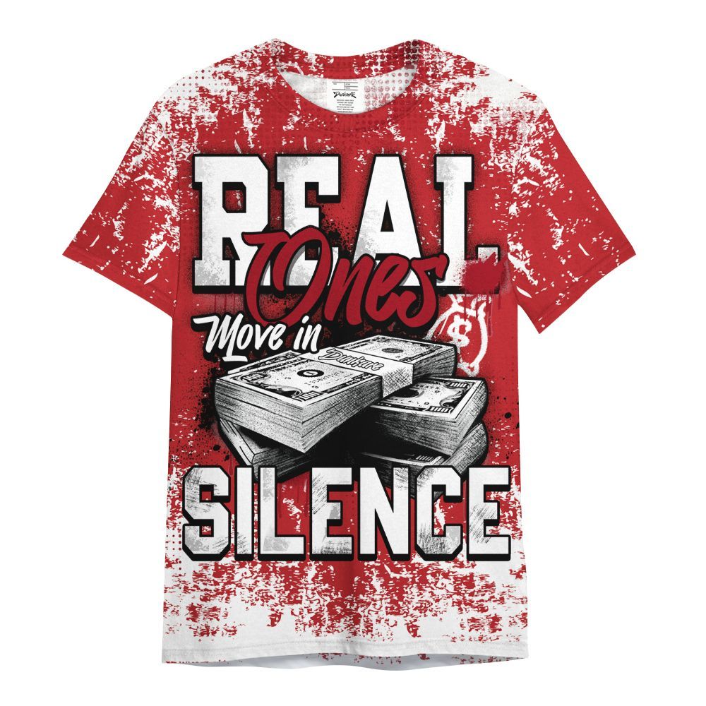 Shirt To Match Retro Cherry 12s - Move In Silence Money Street Retro All Over Print