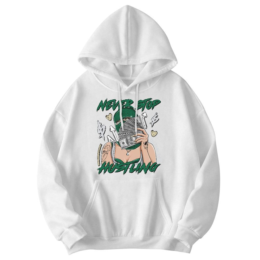 Sweatshirt To Match Pine Green 4s - Hustling Unque Graphic