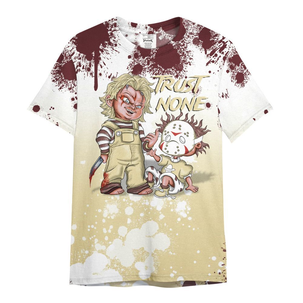 Shirt To Match Women Phantom 12s - Trust No One Scary All Over Print