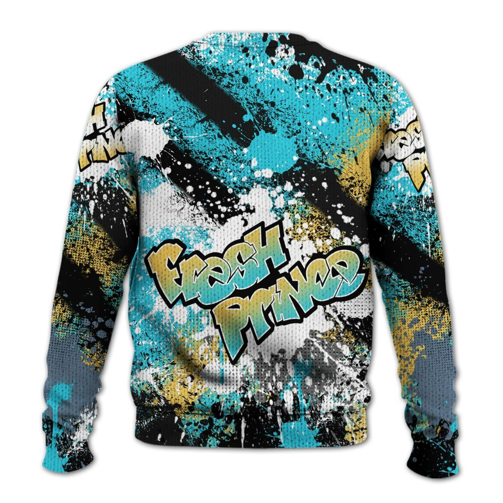 Sweater To Match Retro Gamma Blue 11s - Fresh Sneaker Lick Graphic