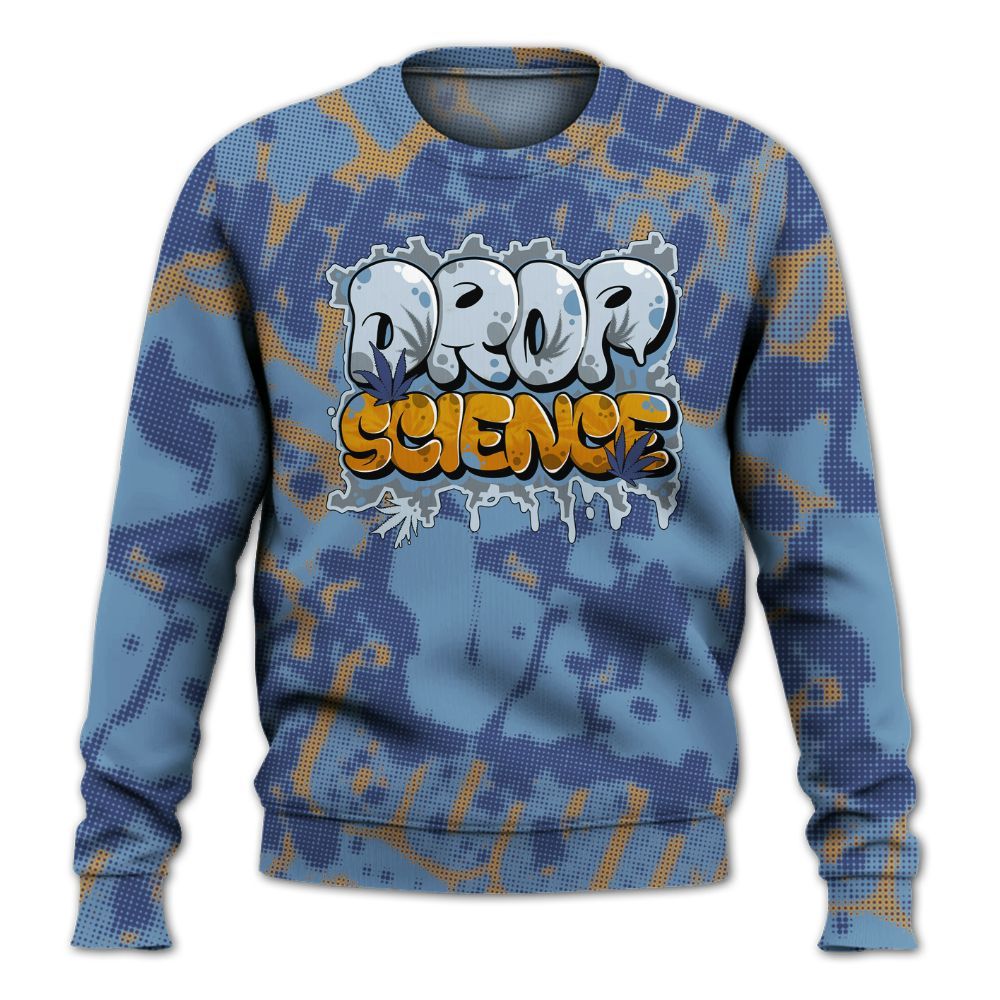 Sweatshirt To Match High OG First In Flight 1s - Drop Science Street All Over Print