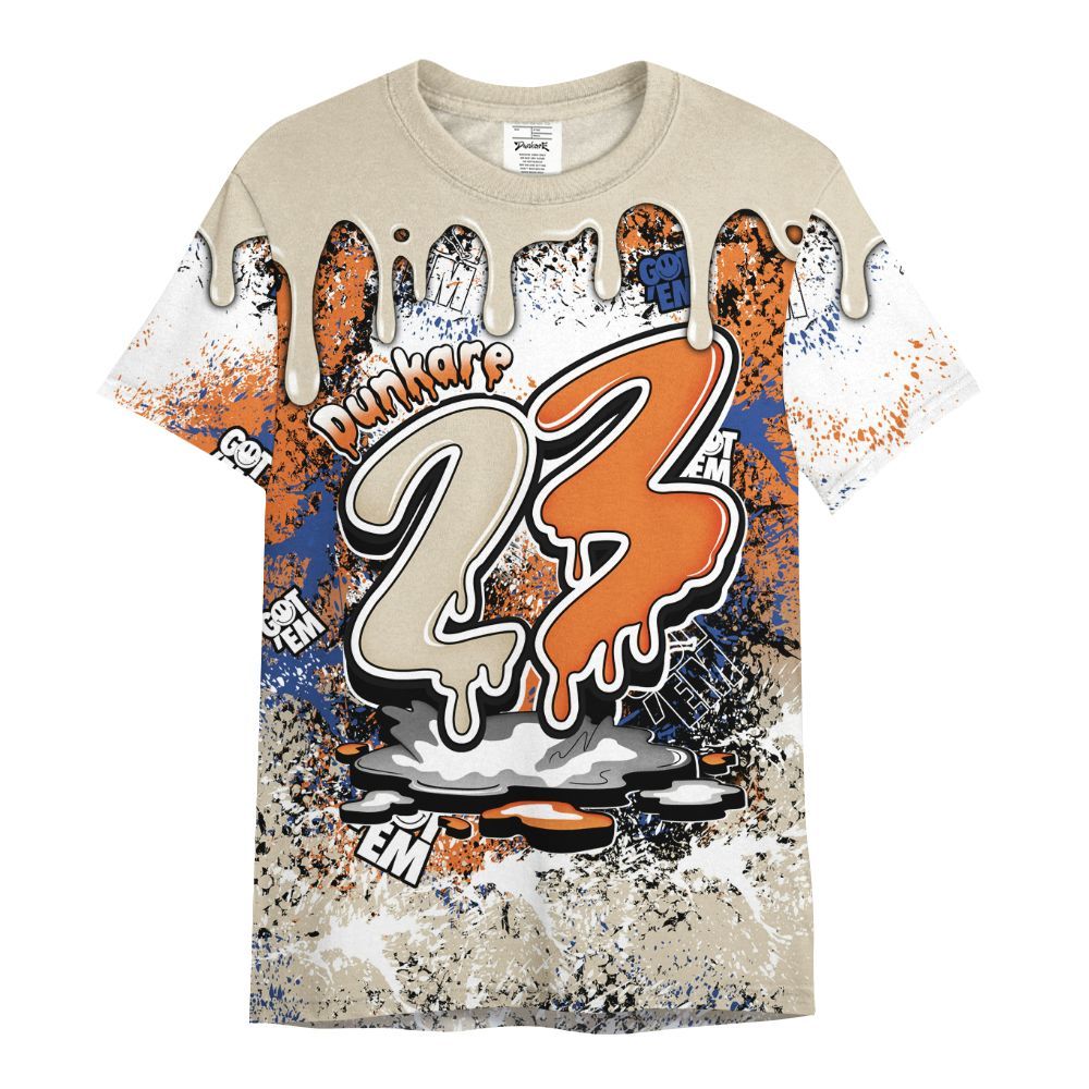 Shirt To Match Air Max 90 Rattan Birch - Dripping 23 Drip All Over Print