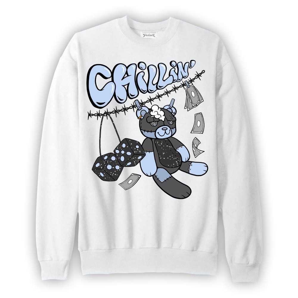 Sweatshirt To match Reverse Black White 6s Sweatshirt - Chillin Hugz Graphic