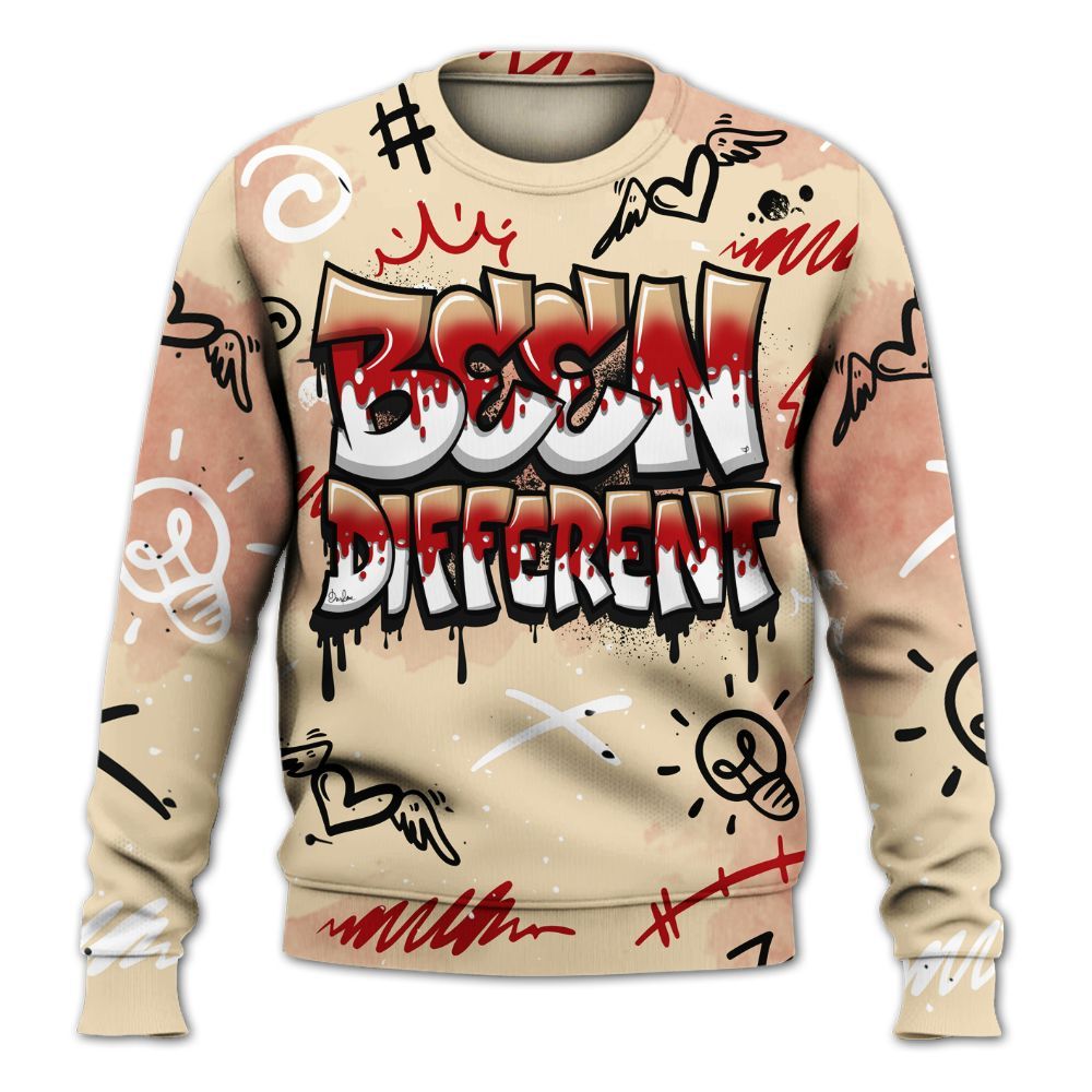 Sweatshirt To Match Dunk Low Strawberry Waffle - Drip Been Di2ferent All Over Print