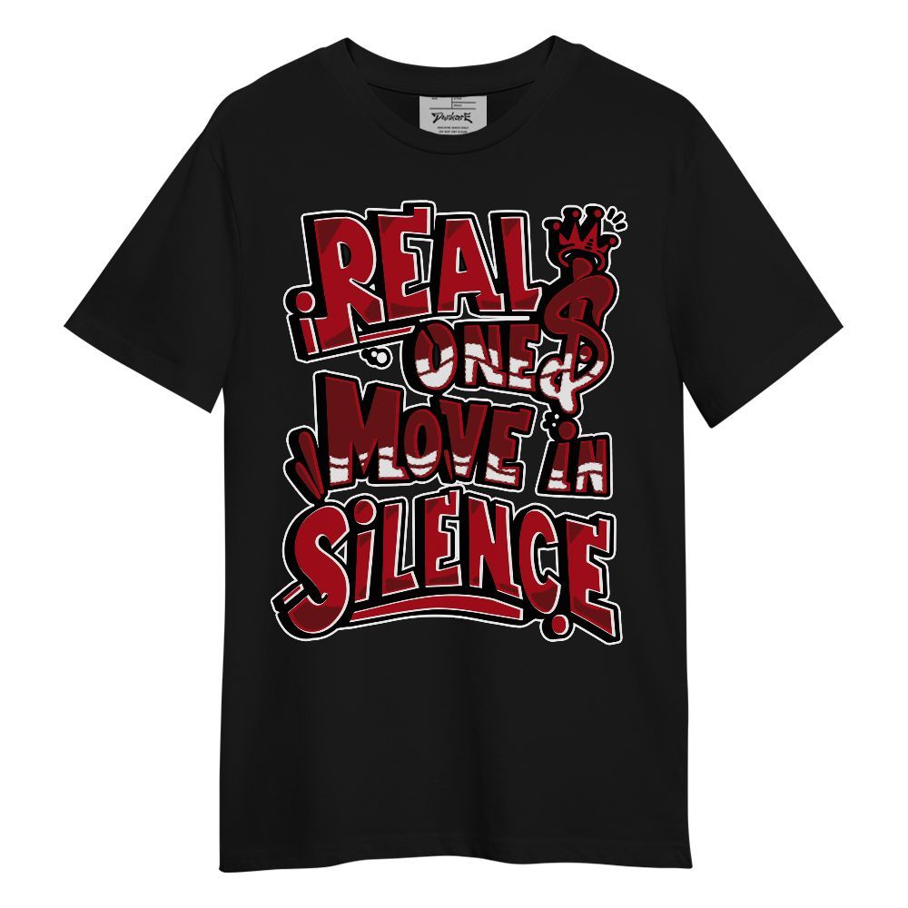 Shirt To Match Bred Velvet 11s - Ones Move In Silence Graphic Unisex Shirt
