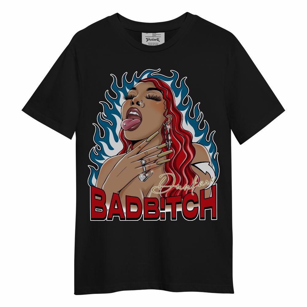 Shirt To Match OG Varsity Red 17s - Bad B!tch Unisex Shirt