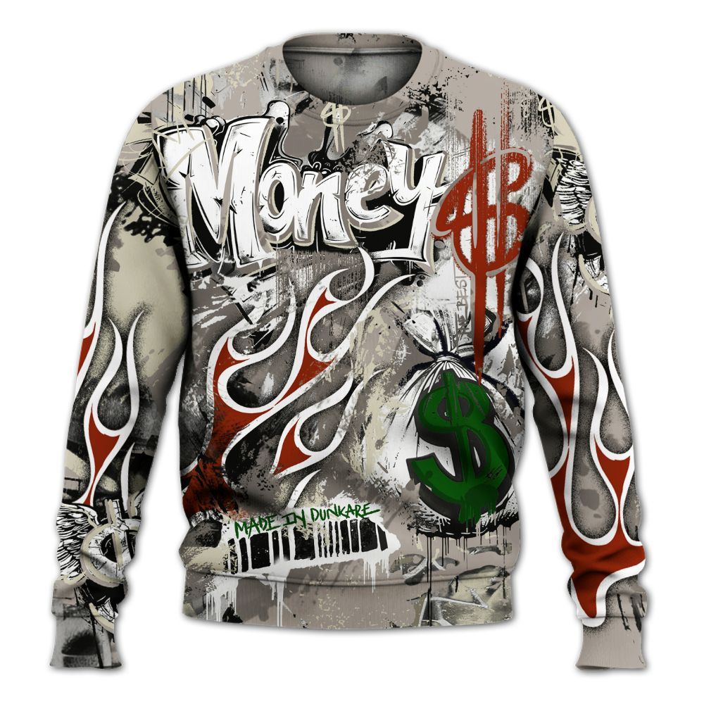 Sweatshirt To Match El Grito 5s - The Best Money All Over Print