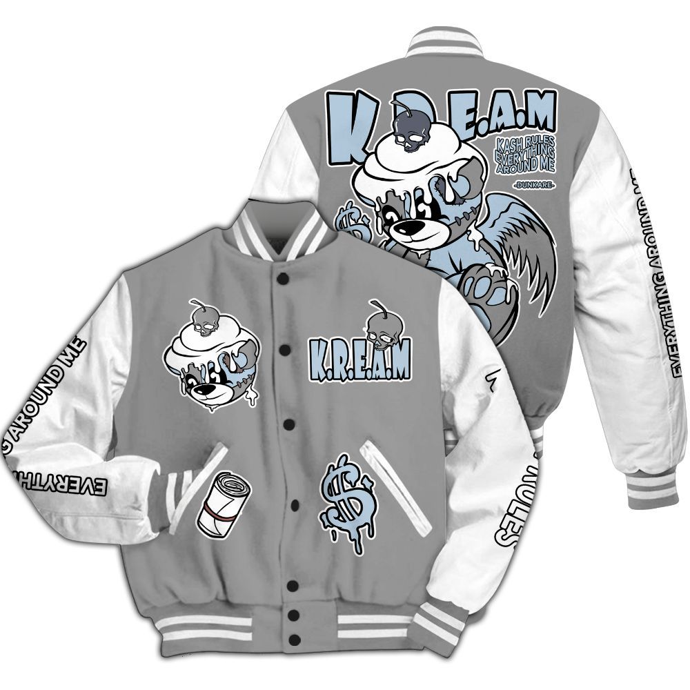 Varsity Jacket To Match Cool Grey 6s - Loot Bear All Over Print
