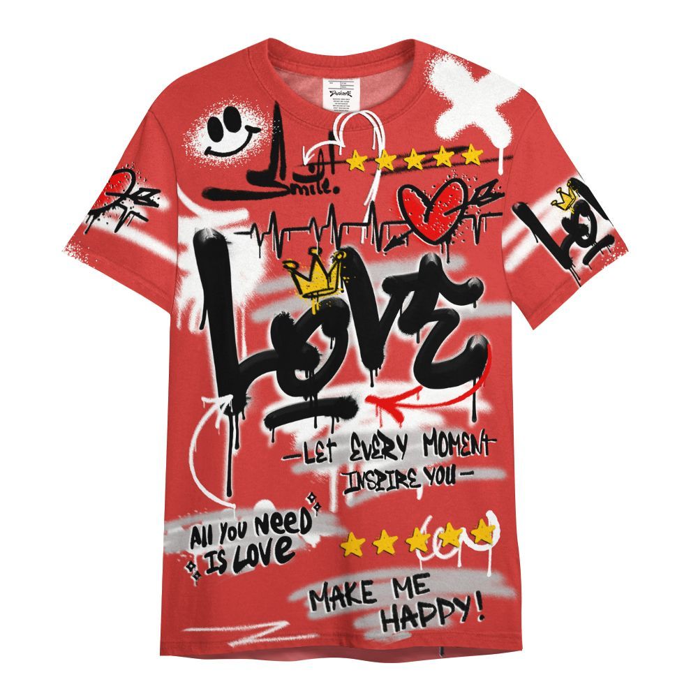 Shirt To Match Scoot Zeros ODD City - Happy Love Beats Graffiti Streetwear All Over Print