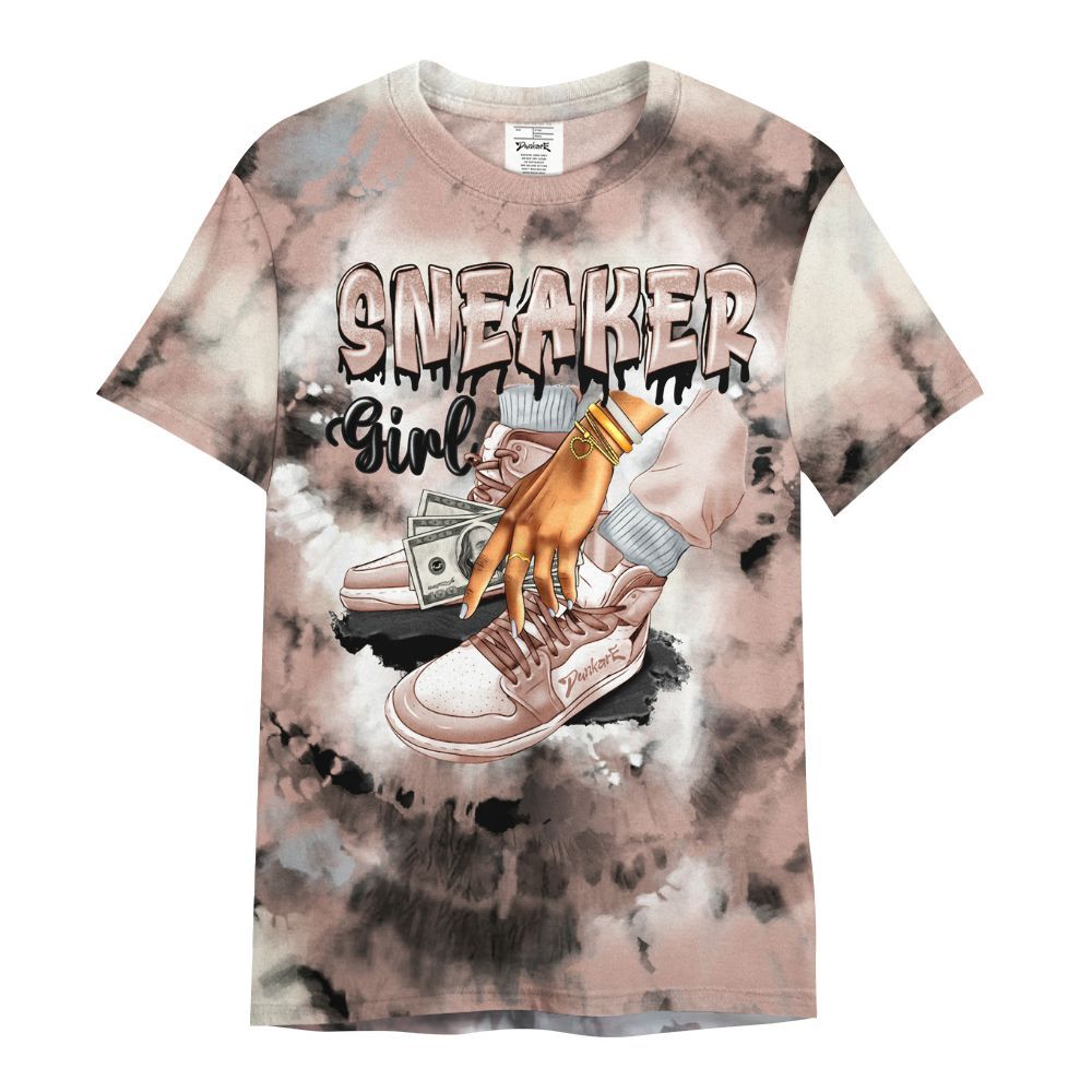 Shirt To Match Air Force Low 1 Arctic Orange - SNEAKER Girl Money Drip Tie Dye All Over Print