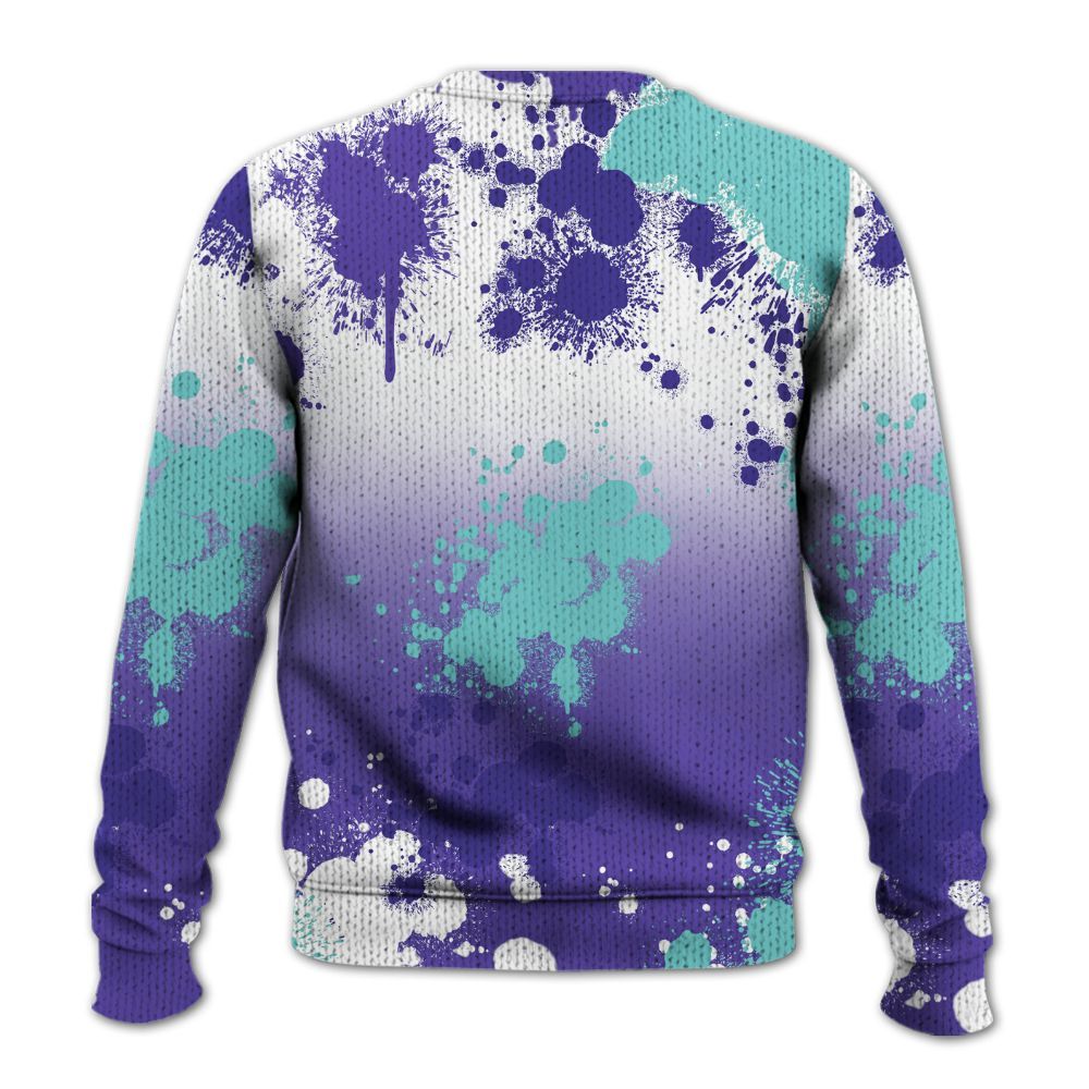 Knitted Sweater To Match Low Hornets 1s - God Blessed Dripping