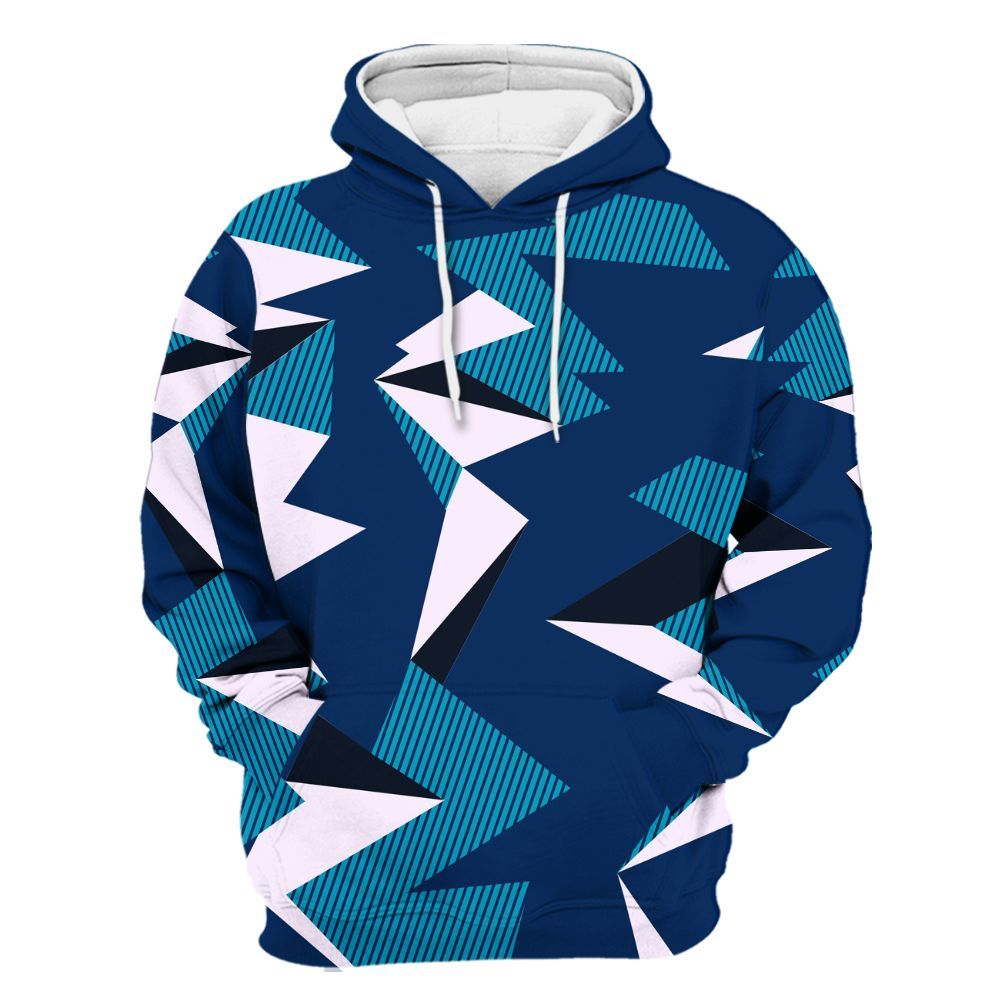 Hoodie To Match Kobe 5 X-Ray - Geometric Camouflage Pattern All Over Print