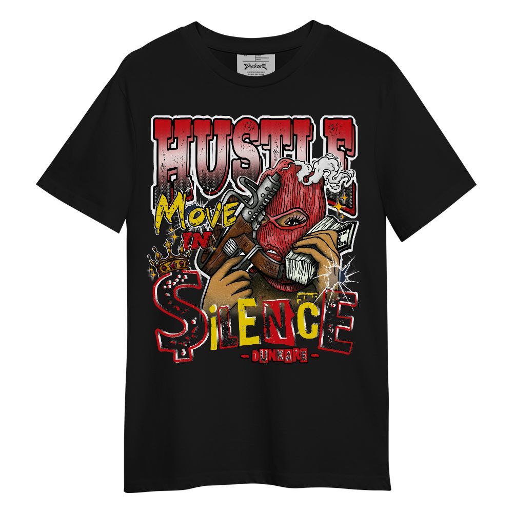 Shirt To Match Ferrari 14s - Hustle Move In Silence Graphic