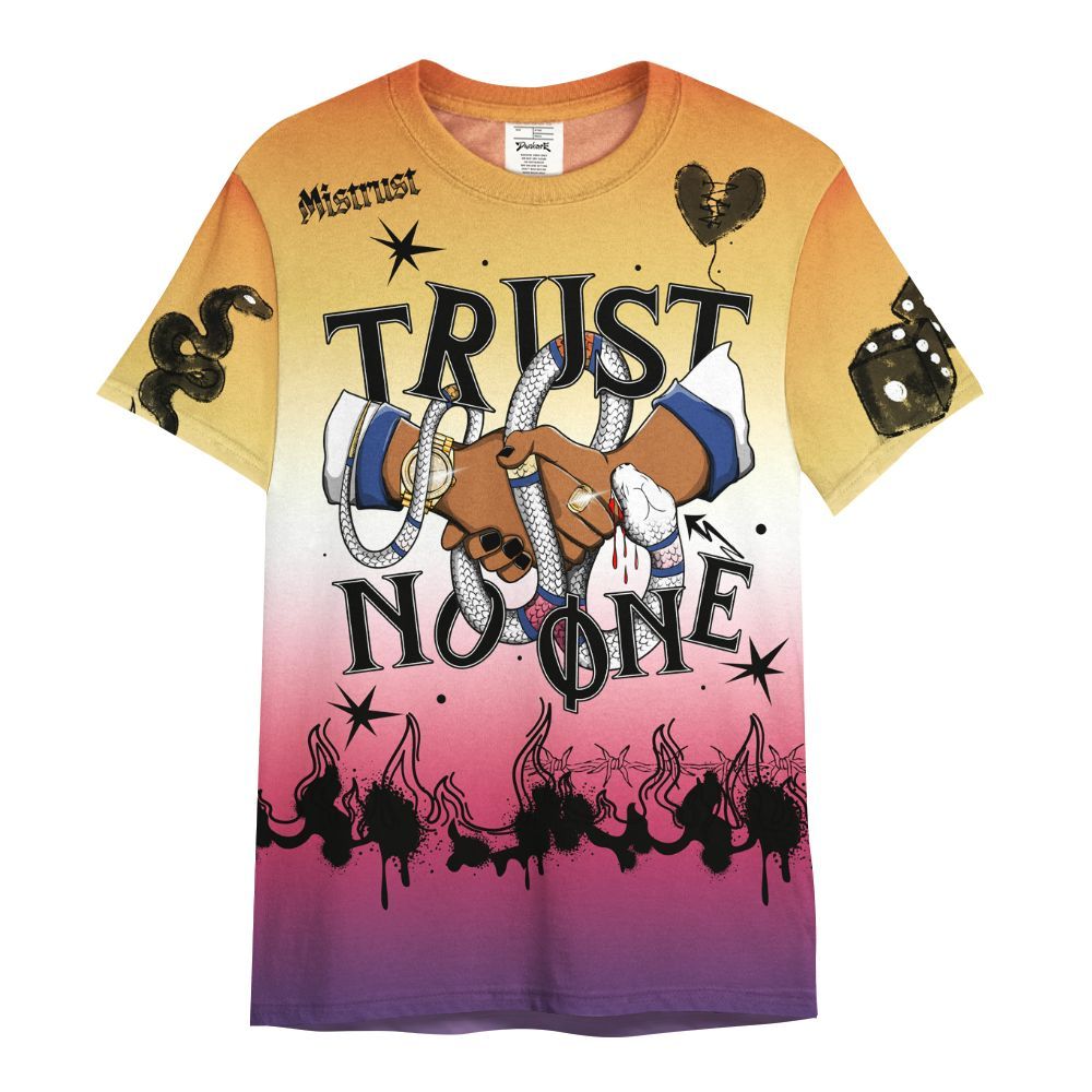 Shirt To Match Air Griffey Max Los Angeles 1s - Trust No One Snake-Bite Doodle Crayon All Over Print