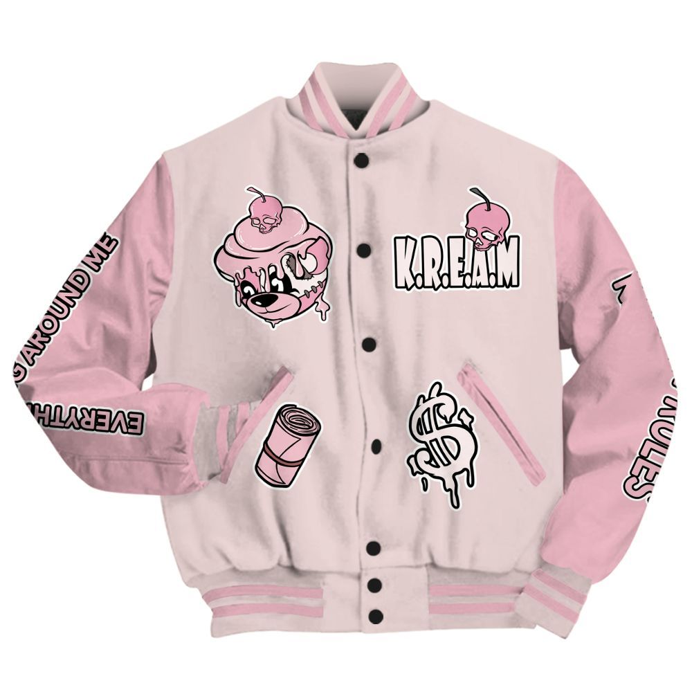 Varsity Jacket To Match Dunk Low KD 17 Aunt Pearl - Loot Bear All Over Print