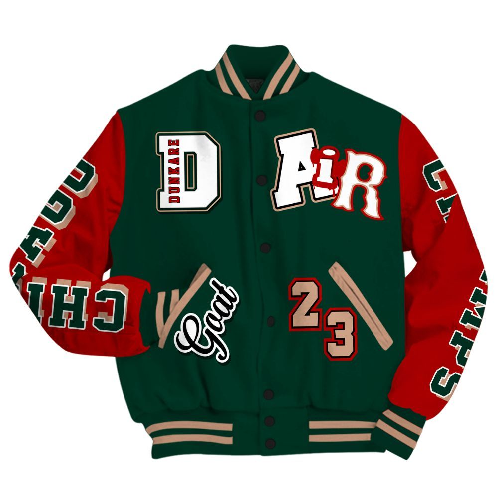 Varsity Jacket To Match Bin 23 8s - AIR Number 23 GOAT All Over Print