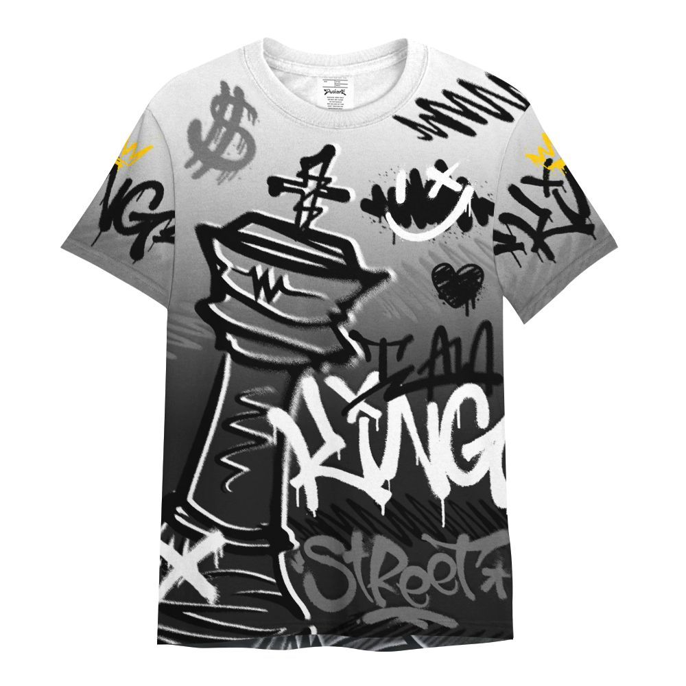 Shirt To Match Black Cat NET 4s - Street King Chess Streetwear All Over Print