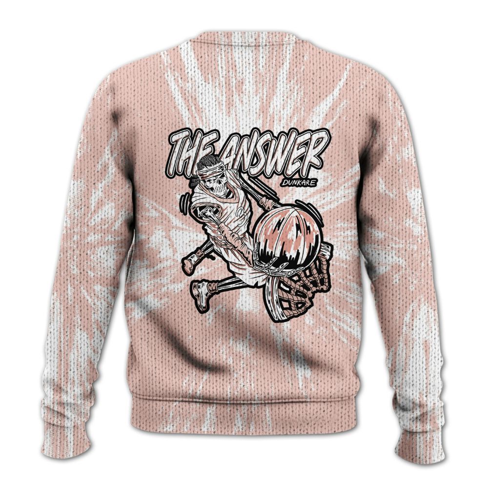 Knitted Sweater To Match Low Legend Pink 11s - The Answer Skeleton Luxury