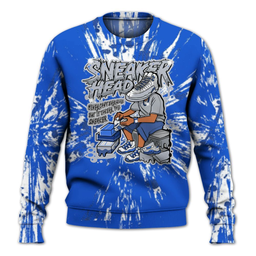 Sweatshirt To Match Air Foamposite One Royal - Sneakers Headache Graphic Luxury All Over Print