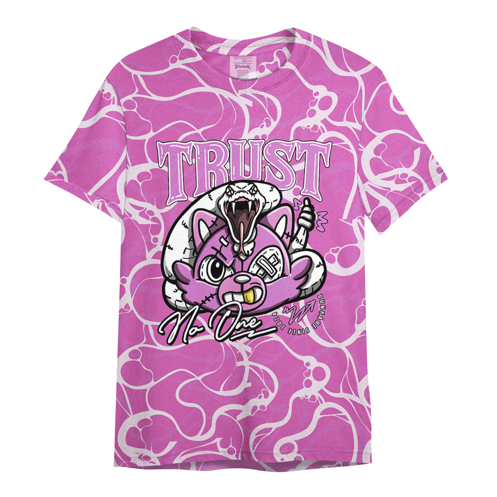 Shirt To Match Hyper Violet 4s - Trust No Raccoon Bubble Graphics Shirt Unisex