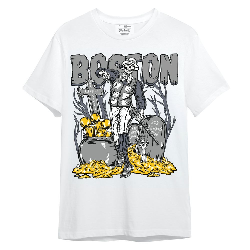 Shirt To Match Cool Grey 6s - Goldrush Skeleton Unisex Shirt