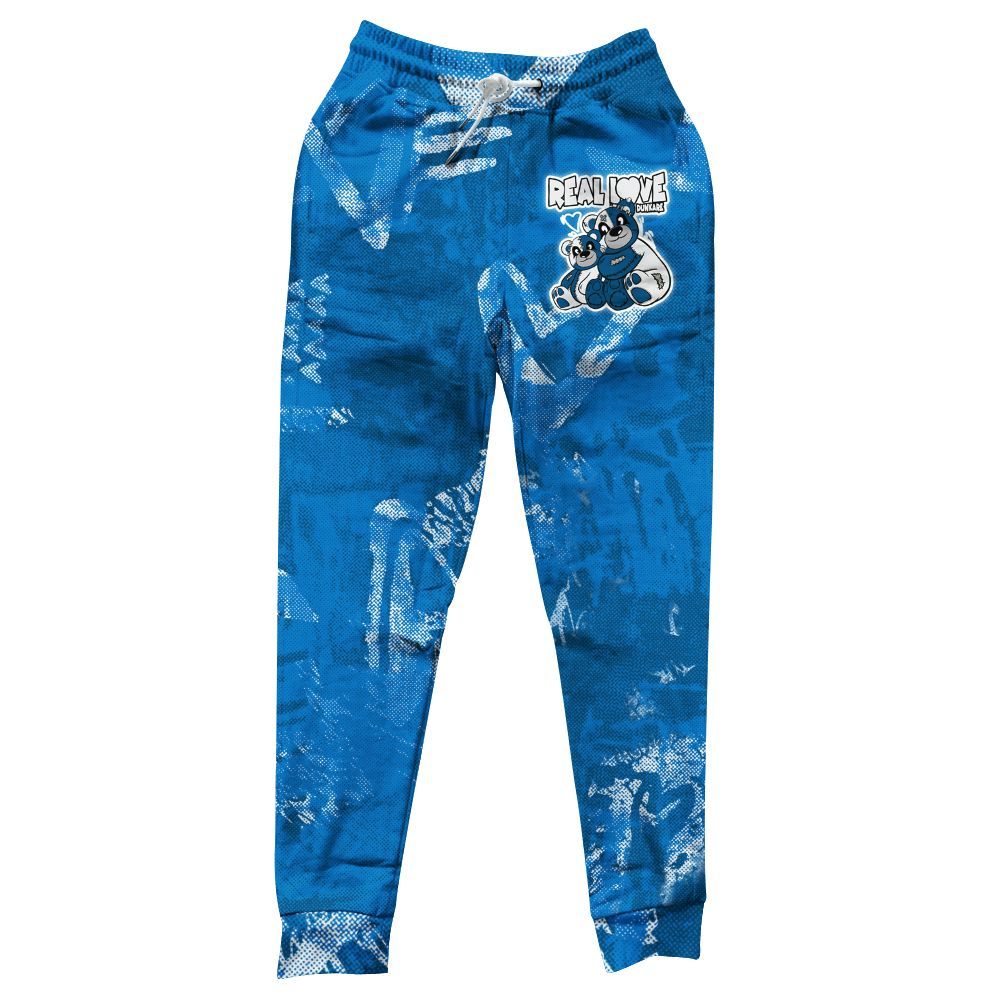 Sweatpant To Match Industrial Blue 4s - Sincere Fondness Bear All Over Print