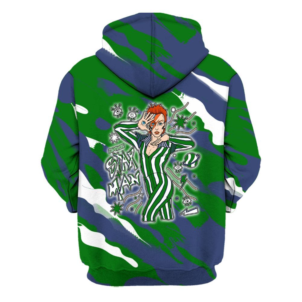 Hoodie To Match Midnight Navy 13s - Starmans Graphics Colored All Over Print