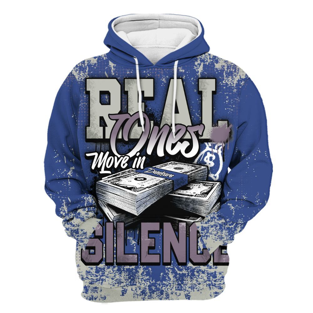 Hoodie To Match Low OG Voodoo Alternate 1s - Move In Silence Money Street Retro All Over Print