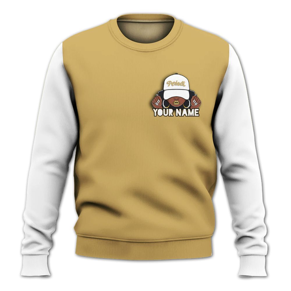 Sweatshirt To Match Craft Paris 6s - Custom Name Black Girl All Over Print