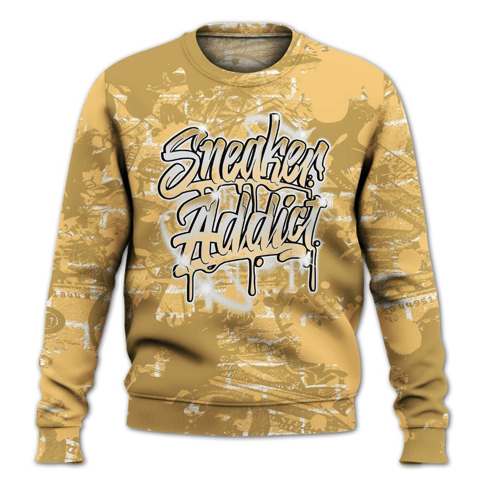 Sweatshirt To Match Craft Paris 6s - Addiction Sneakers Graphic Street Art All Over Print