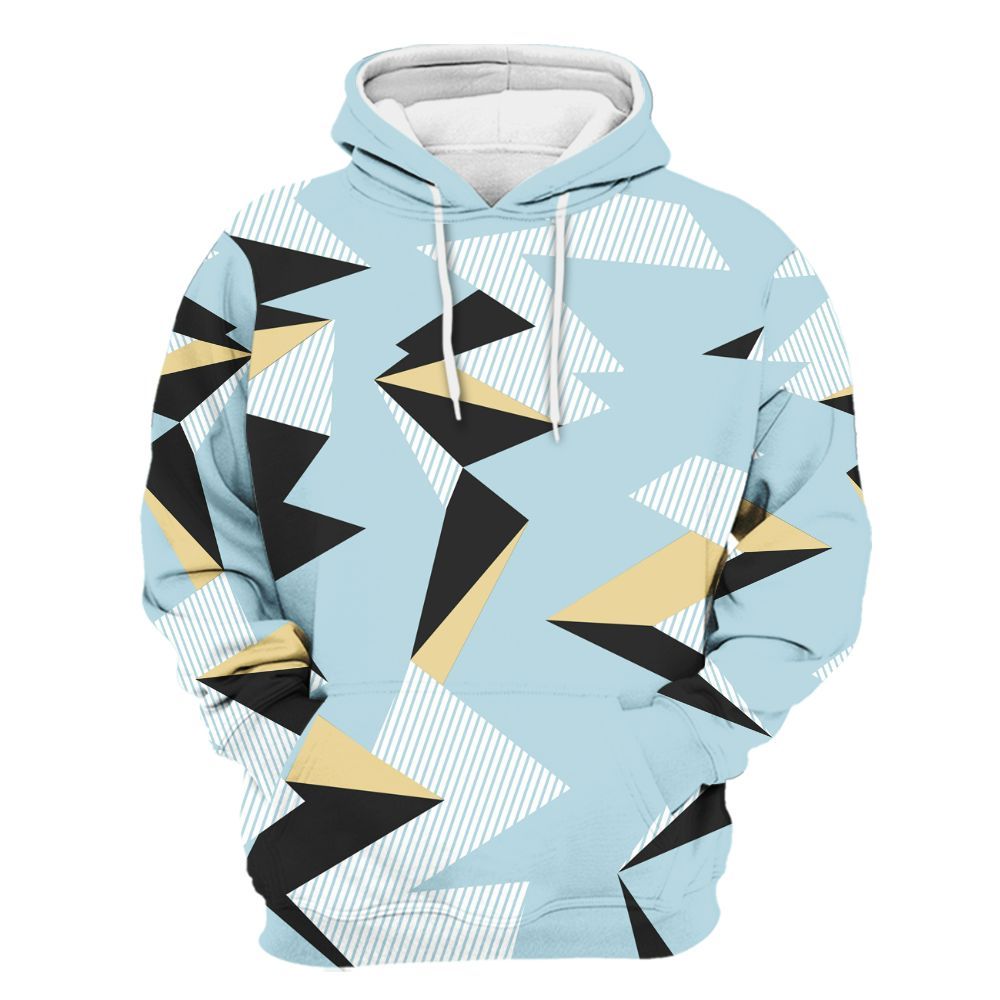 Hoodie To Match Low Year Of The Snake 11s - Geometric Camouflage Pattern All Over Print