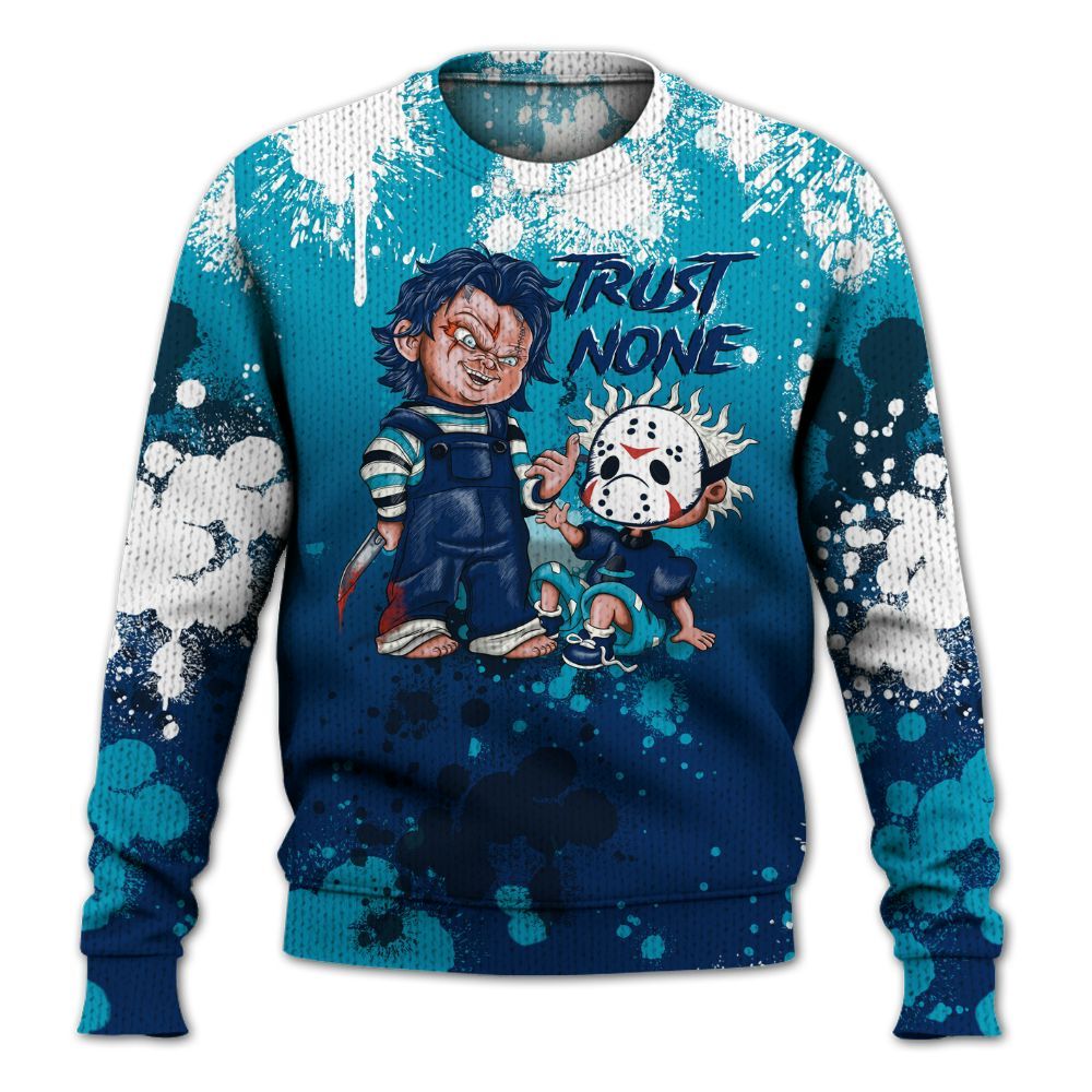 Knitted Sweater To Match Kobe 5 X-Ray - Trust No One Scary