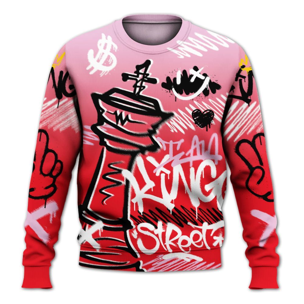 Sweatshirt To Match Zoom Vomero 5 Valentine's Day 2025 - Street King Chess Streetwear All Over Print