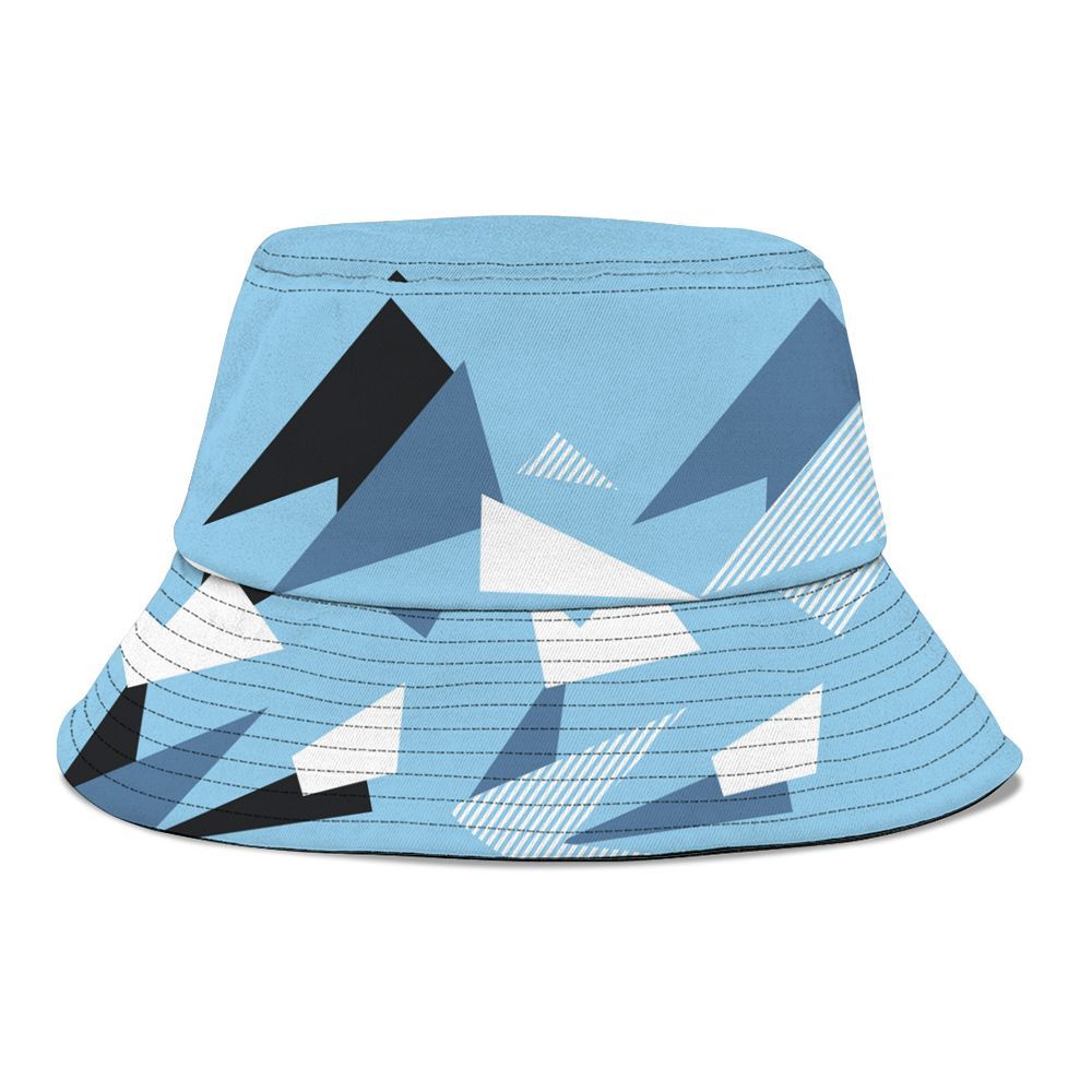 Bucket Hat To Match Legend Blue 11s - Geometric Abstract Graphic