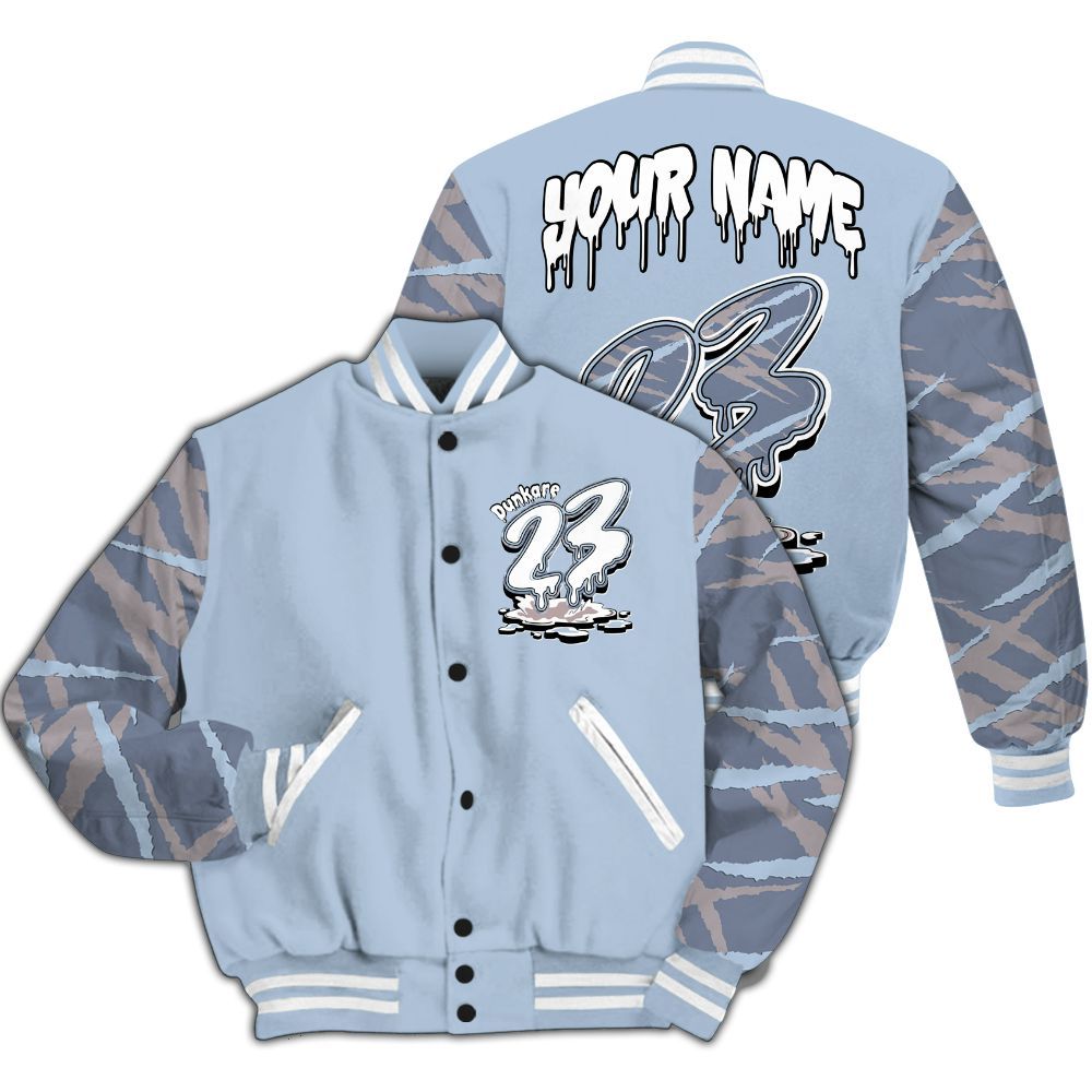 Varsity Jacket To Match Ja 2 Induction - Custom Name 23 Drip All Over Print