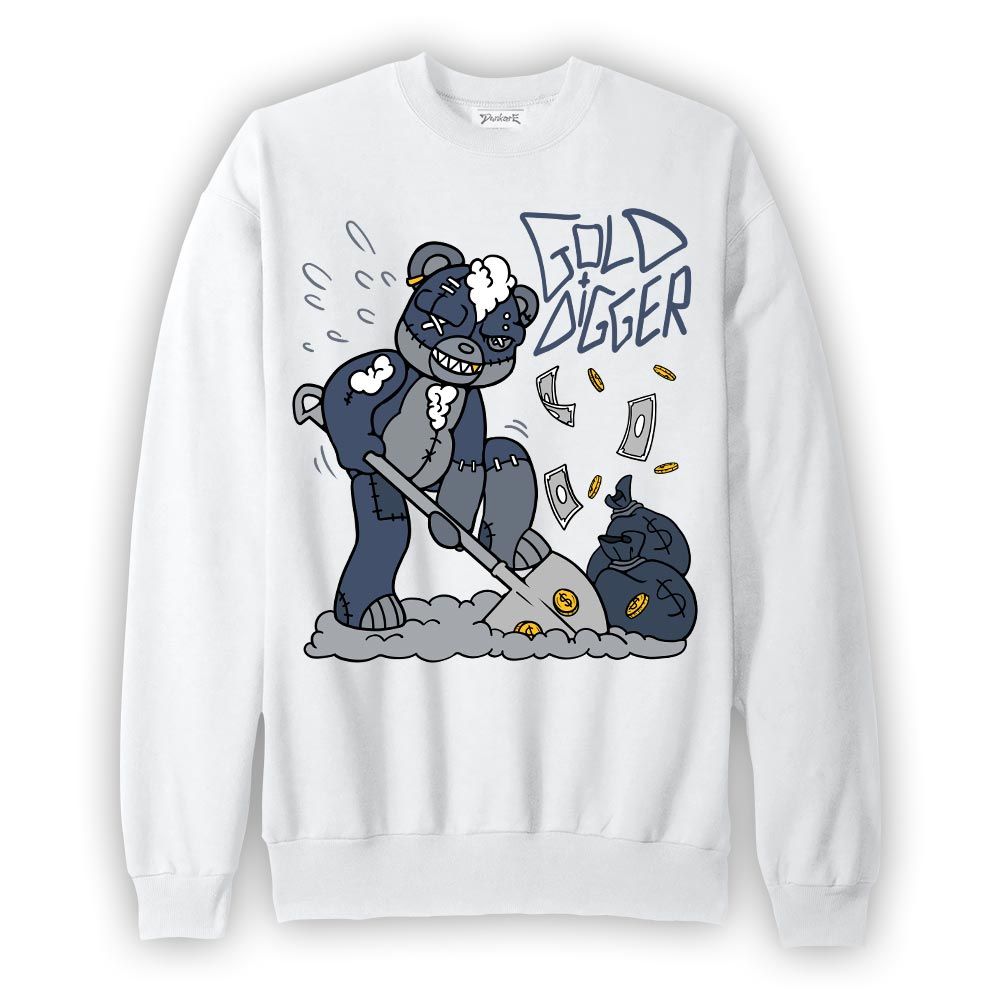Sweatshirt To match Low Diffused Blue 11s Sweatshirt - Goal Digger Hugz Graphic