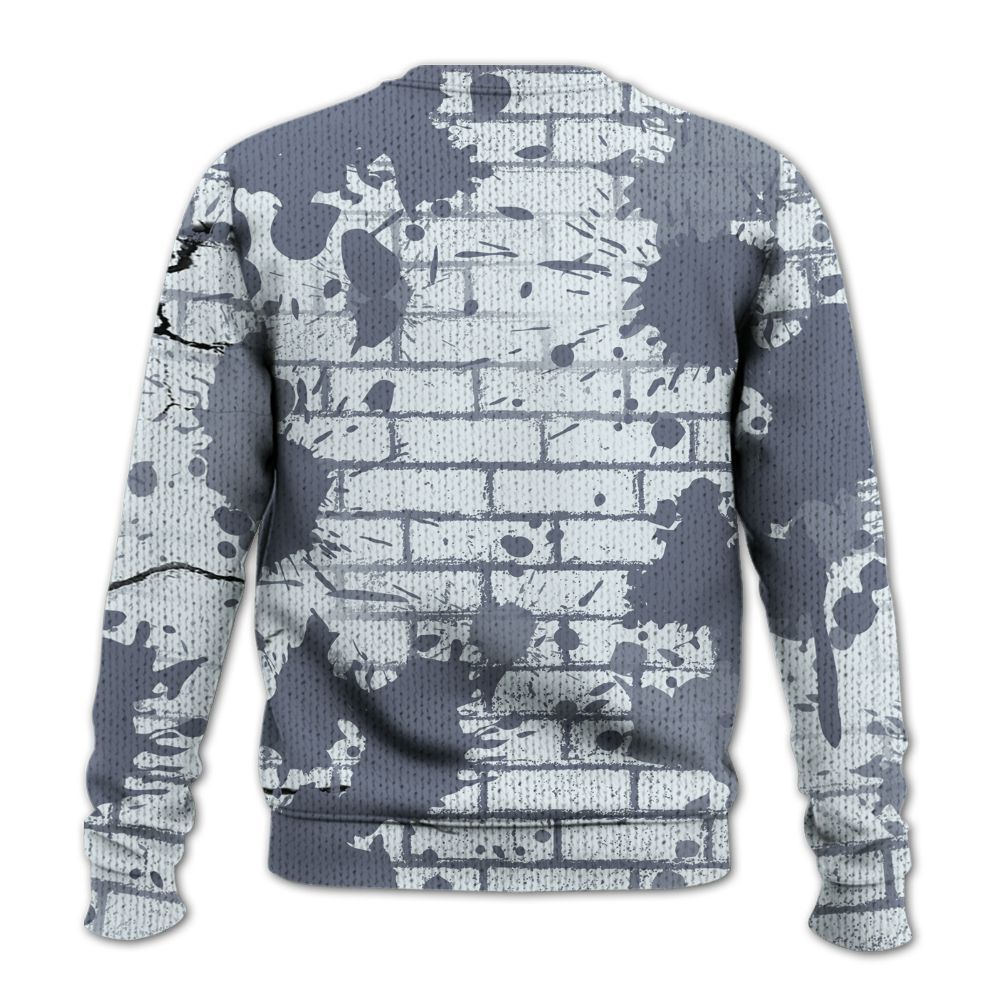 Knitted Sweater To Match Air Foamposite Jin Kazama - Seeya Skeleton Brick