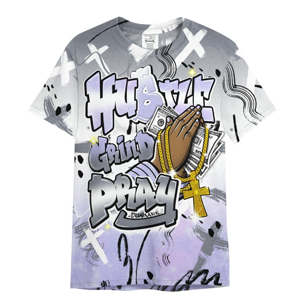 Shirt To Match Zen Master 4s - Money Hustle Grind Pray All Over Print