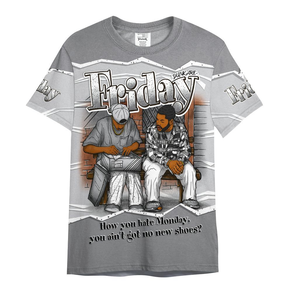 Shirt To Match Retro Wolf Grey 5s - Friday Movie 90s TV All Over Print