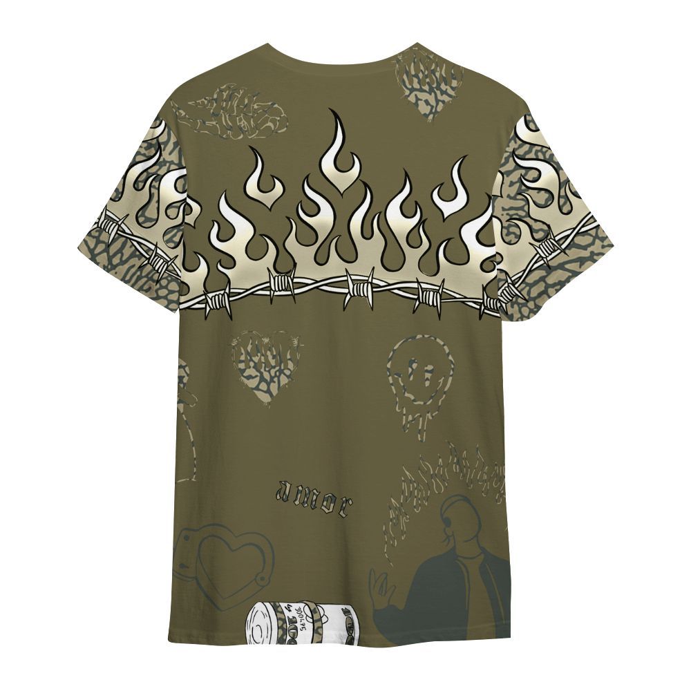 Shirt To Match Retro Family Affair 3s - Snake Trust No One All Over Print