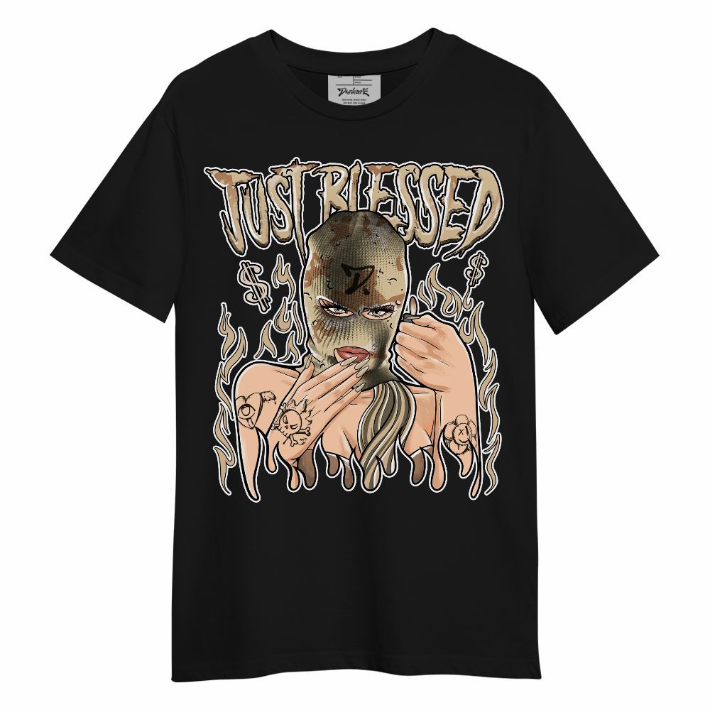 Shirt To Match Desert Camo 3s - Blessed!! Unisex Shirt