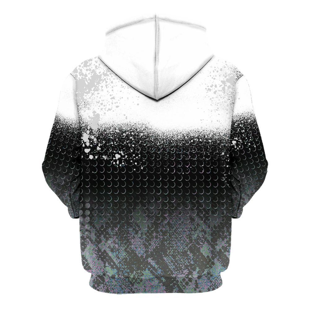 Hoodie To Match Low CNY Year Of The Snake 11s - Halftone Time Is Money All Over Print