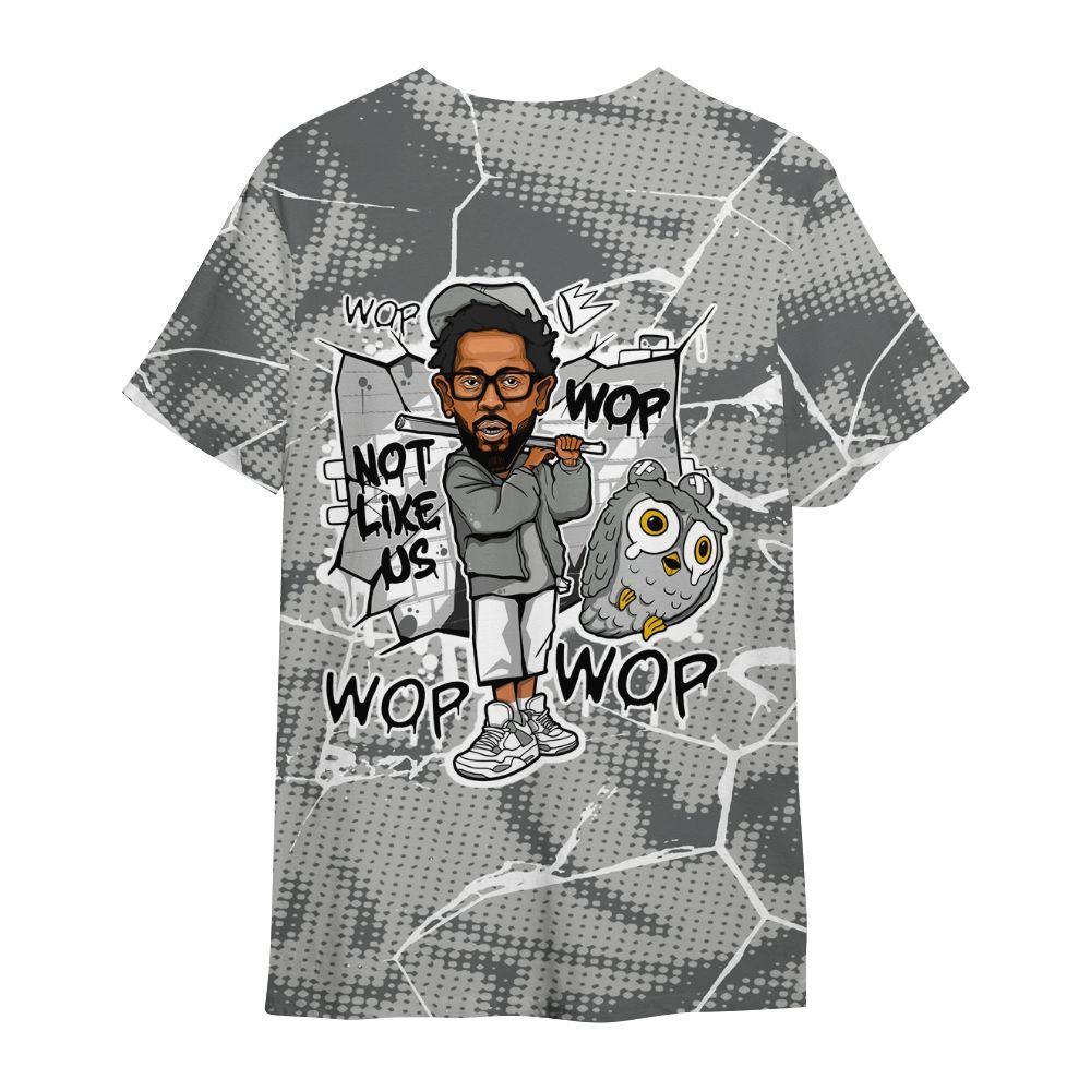 Shirt To Match Retro Wet Cement 4s - None Like ComptonCity Graphic Crack All Over Print