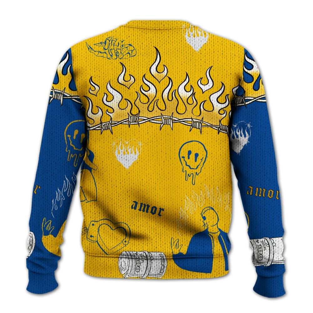 Knitted Sweater To Match High Laney 1s - Snake Trust No One