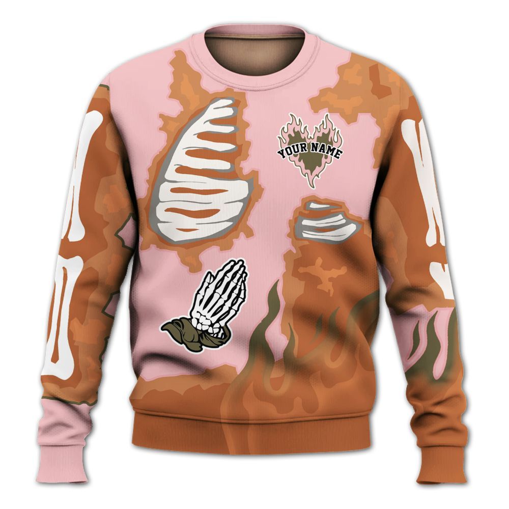 Sweatshirt To Match SB Dunk Low Red Stardust - Dislike Us Graphic Burning Custom Name All Over Print