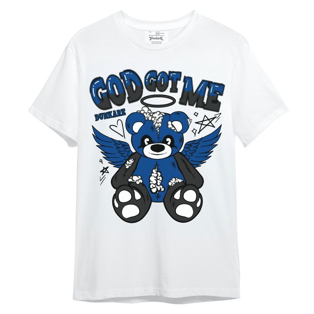 Shirt To Match Low 85 Royal 1s - Gods Guides Me Bear Unisex Shirt