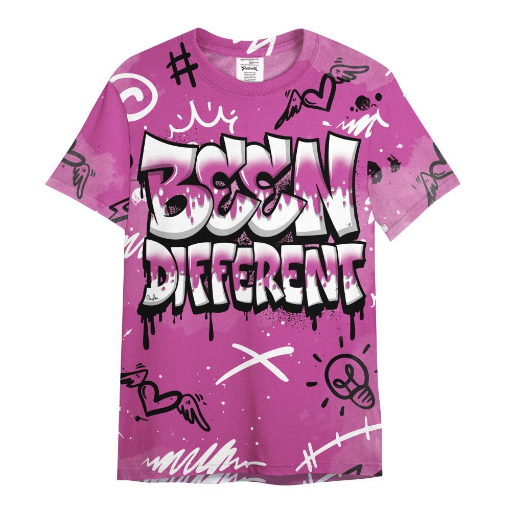 Shirt To Match Dunk Low Active Fuchsia - Drip Been Di2ferent All Over Print
