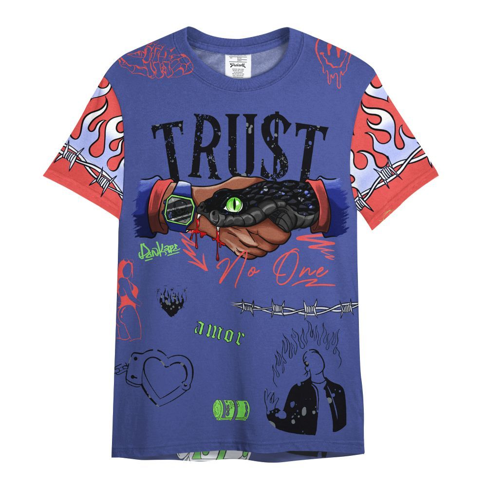 Shirt To Match KD 4 Nerf - Snake Trust No One All Over Print