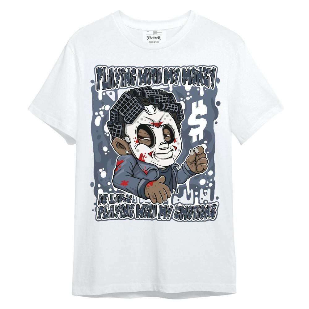 Shirt To Match Low Diffused Blue 11s - Playing With My Money Graphic Unisex Shirt