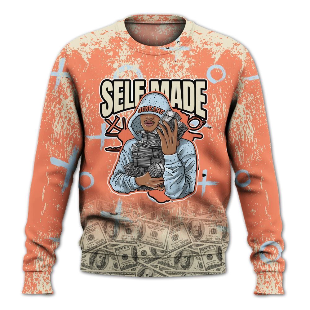 Sweatshirt To Match DJ Khaled Crimson Bliss 5s - Selfmade Unique Grunge All Over Print